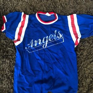 Vintage Angels baseball team CA shirt jersey sport
